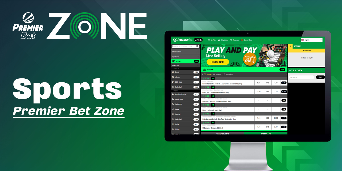 Sports disponibles pour les paris sur le site de Premier Bet Zone