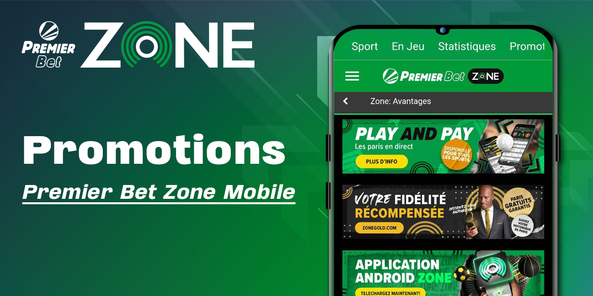 Bonus disponibles pour les utilisateurs camerounais dans l'application Premier Bet 