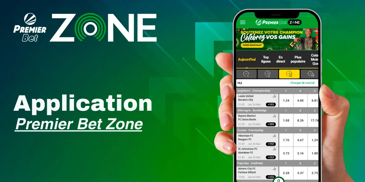 Bookmaker Premier Bet Zone Malawi sur mobile