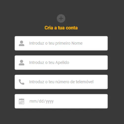 Preencha o formul&aacute;rio para se registrar na Premier Bet Zone