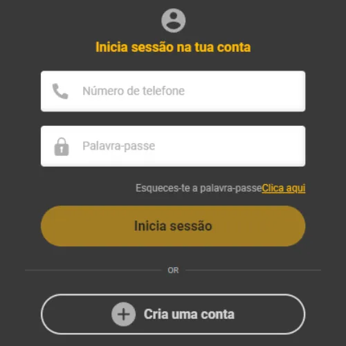 Entrez les informations de votre compte