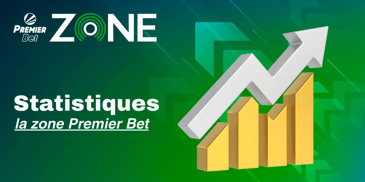 Premier Bet Zone a une section "Statistiques" distincte