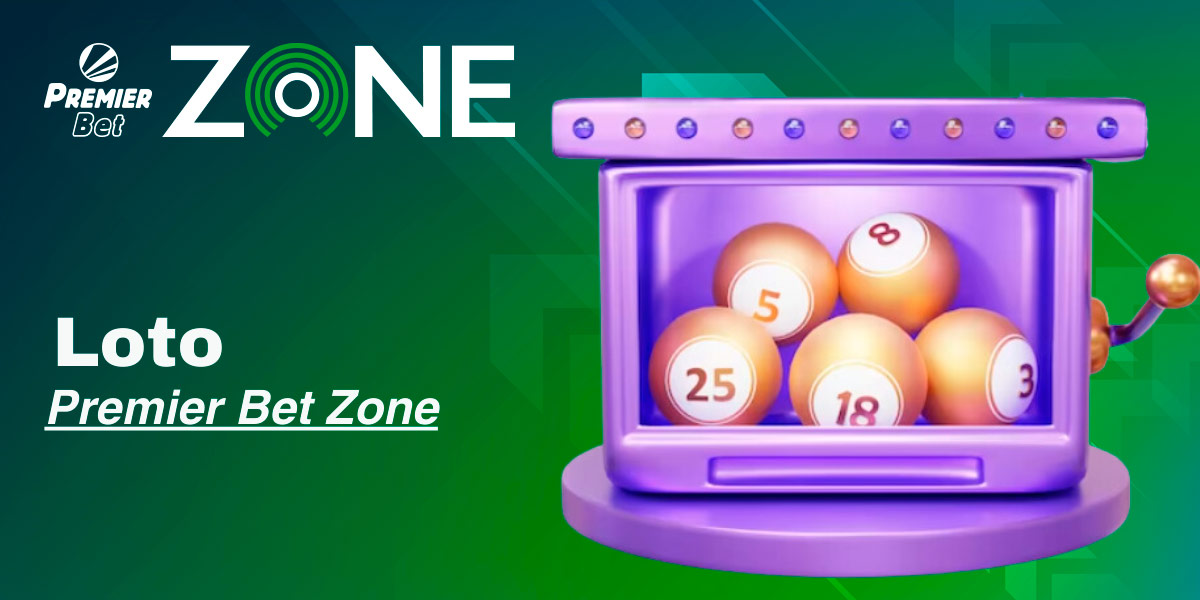 Billet de loterie dans la Premier Bet Zone